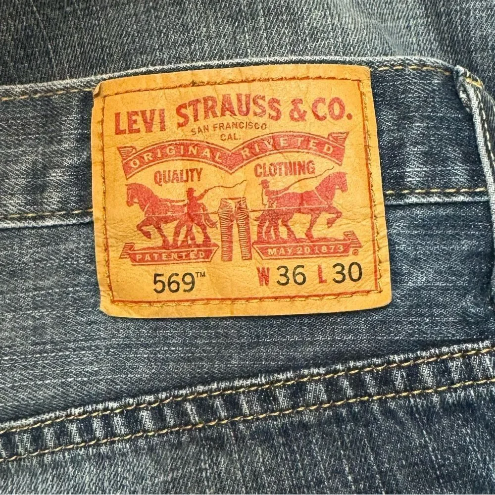 Levi’s 569 loose straight Blue Jeans size 36x30